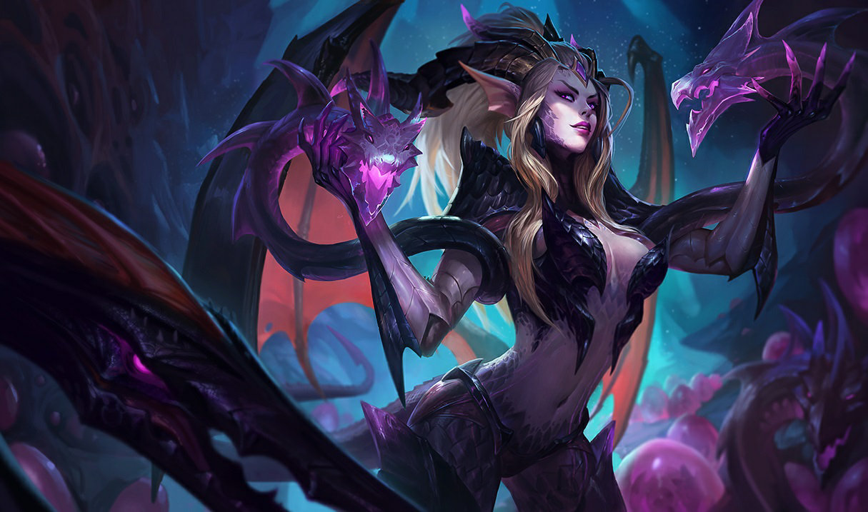 Dragon Sorceress Zyra splash art