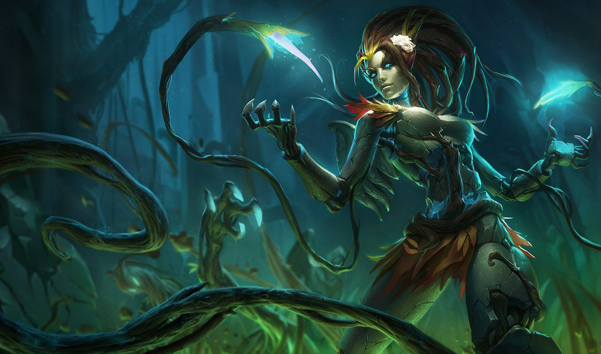 Haunted Zyra splash art