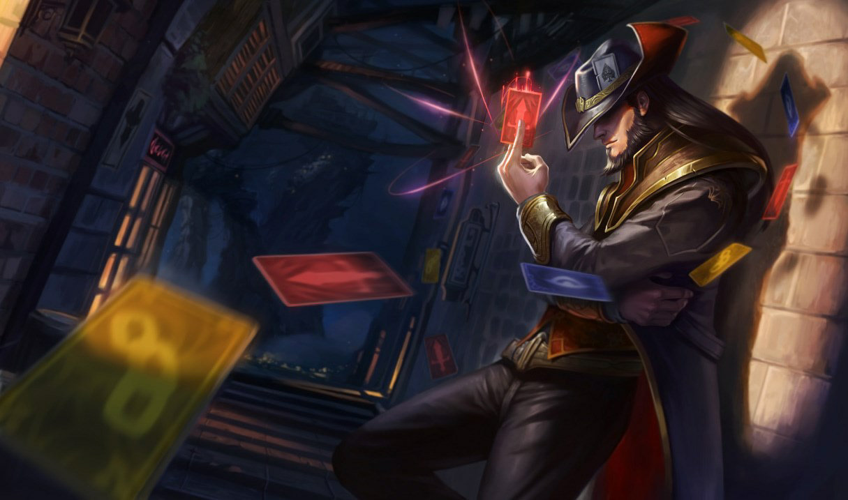 Twisted Fate splash art