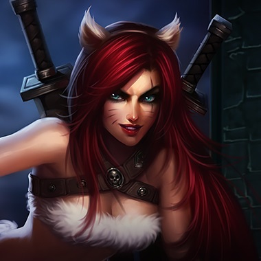 Kitty Cat Katarina — tile