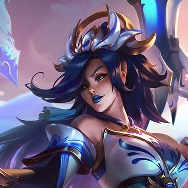 Porcelain Miss Fortune — tile